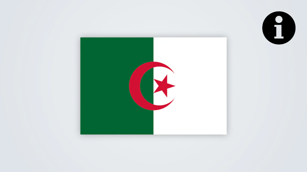Bandiera dell'Algeria